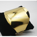 Diseño grande de los brazaletes del oro Diseños del brazalete del acero inoxidable 316L en oro